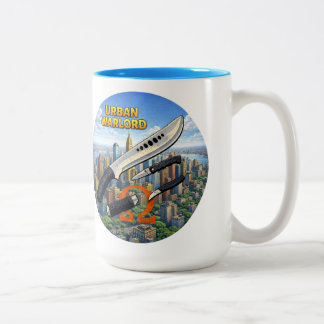 Urban Warlord (Circular) Zweifarbige Tasse