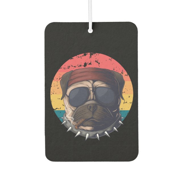 Urban Warrior Sunset Mops Autolufterfrischer (Vorderseite)