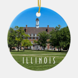 Urbana Champaign Illinois Keramik Ornament