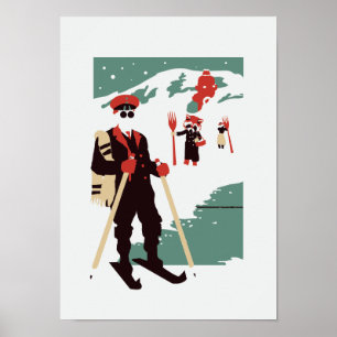 Urbane Fee — Winterwanderung Poster