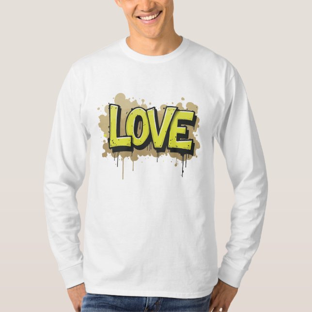 Urbane Liebe blühen T-Shirt (Vorderseite)