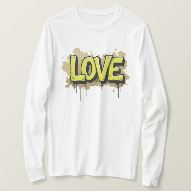 Urbane Liebe blühen T-Shirt (Design vorne)