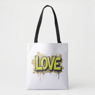 Urbane Liebe blühen Tasche