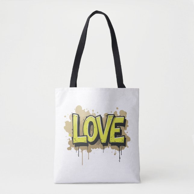 Urbane Liebe blühen Tasche (Vorderseite)