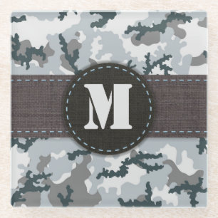 Urbane Tarnung Glasuntersetzer