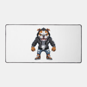 Urbaner Alpha Bulldogge � Street Style Maskottchen Schreibtischunterlage