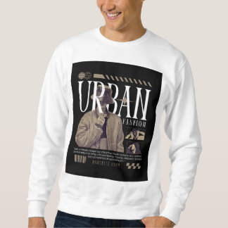 Urbaner Grafikdesign-Stil – Kühnes Streetwear-Stat Sweatshirt