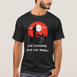 Urbaner Hühner-Enthusiast Design Funky Federn 1 T-Shirt
