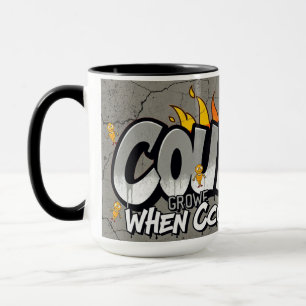 Urbaner Mut-Macher "Street-Graffiti-Motivation" Tasse