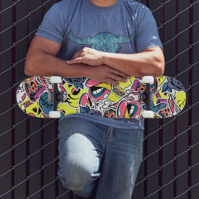 Urbaner Pop Skateboard (Außenbereich 3)