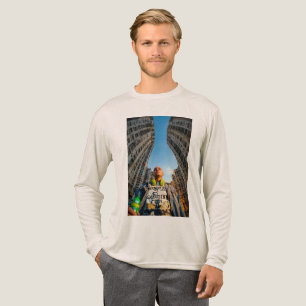 Urbaner Puls: Stadtbeats und Betontraüme Tri-Blend Shirt