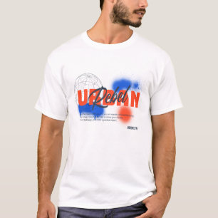 Urbaner Rebellen-Graffiti-Stil Straßenästhetik T-Shirt