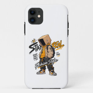 Urbaner Streetwear-Mode-Charakter – Coole Graffiti Case-Mate iPhone Hülle