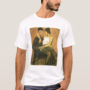 Urbanite Couple, 1920 (Öl auf Leinwand) T-Shirt
