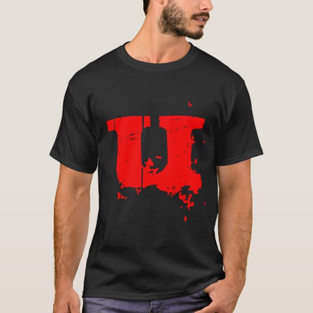 URbanomics Buchstabet-shirt T-Shirt (Vorderseite)