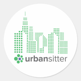 UrbanSitter Rundaufkleber - 3", Blatt 6, glänzend Runder Aufkleber