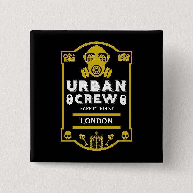 Urbex Button (Vorderseite)