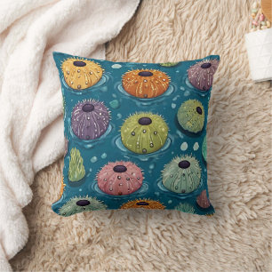 Urchin Print Kissen