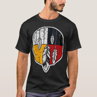 Ureinwohner-Amerikanisches Medizinrad-Geist S T-Shirt