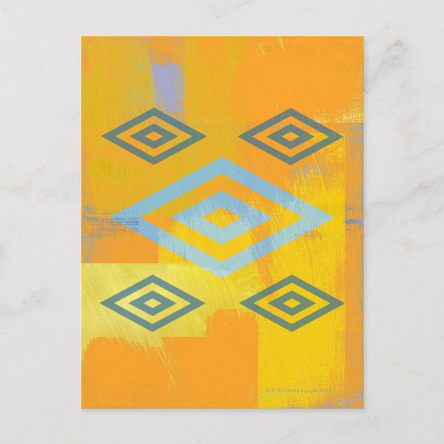 Ureinwohner-Angelegenheiten-Symbol Postkarte (Vorderseite)