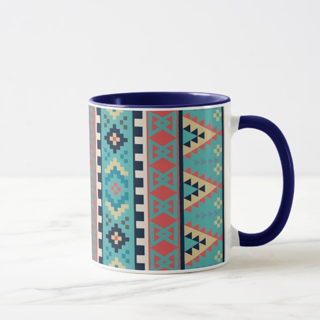Ureinwohner-Aztekemuster Tasse (Rechts)