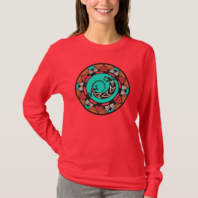 UREINWOHNER-ENTWURF T-Shirt (Vorderseite)
