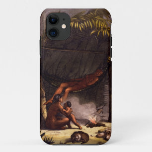 Ureinwohner-Familie unter einem Blatt-Schutz Case-Mate iPhone Hülle