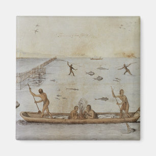 Ureinwohner-Fischerei Magnet