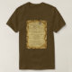 Ureinwohner-Klugheit von HauptTecumseh T-Shirt (Design vorne)