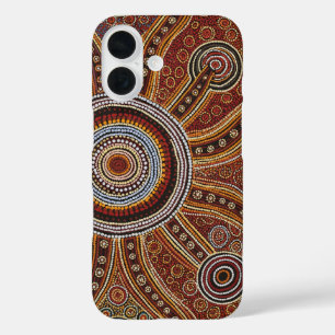 Ureinwohner-Kunst iPhone / iPad-Hülle 16 Hülle