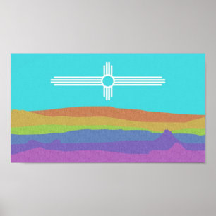 Ureinwohner-Kunst Poster