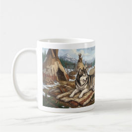 Ureinwohner Malamute   Kaffeetasse
