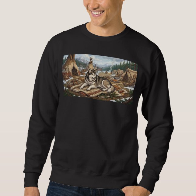 Ureinwohner Malamute   Sweatshirt (Vorderseite)