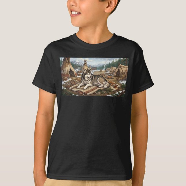 Ureinwohner Malamute   T-Shirt (Vorderseite)