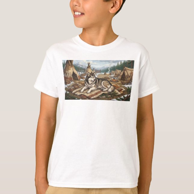 Ureinwohner Malamute   T-Shirt (Vorderseite)