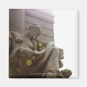 Ureinwohner-nationales Museums-Statue Magnet