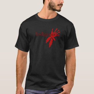Ureinwohner Rote Hand Native Ureinwohner Hand Mit  T-Shirt