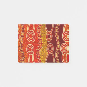 Ureinwohner-Schlangen . Post-it Klebezettel