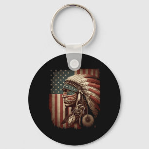 Ureinwohner Stammes-Cg Native American Indian Schlüsselanhänger