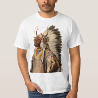 Ureinwohner-Stammes- indischer Leiter-Kopf-Kleid T-Shirt