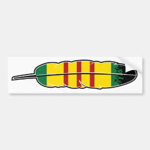 Ureinwohner-Vietnam-Veteran Autoaufkleber