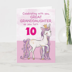 Urenkelin Geburtstag Benutzerdefiniertes Alter Ros Karte