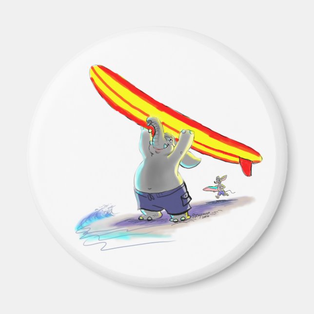 UrFiNg eLePhAnt Magnet (Vorne)
