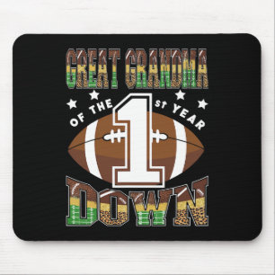 Urgroßmutter des 1. Jahres Down Football 1. Bi Mousepad