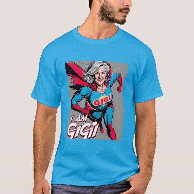 Urgroßmütter sind großartige Superhelden gigi T-Shirt (Vorderseite)