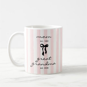 Urgroßmutter-Tasse Rosa Schleife Geschenk Kaffeetasse