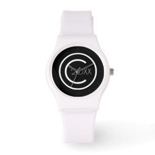 Urheberrecht selbst Moderne Typografie Armbanduhr