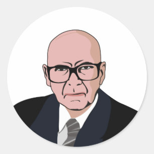 Urho Kaleva Kekkonen Runder Aufkleber