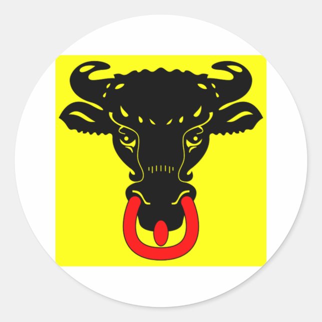 Uri Flag Runder Aufkleber (Vorderseite)