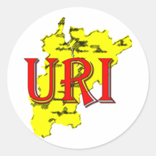 Uri Runder Aufkleber